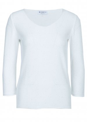 Пуловер ADRIANO BARONI. Цвет: белый