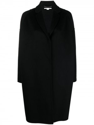 Однобортное пальто Stella McCartney. Цвет: черный