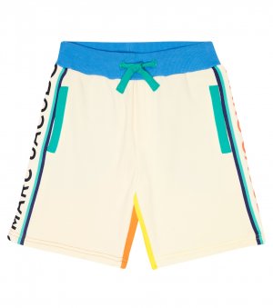 Хлопковые шорты с цветными блоками и логотипом , разноцветный Marc Jacobs