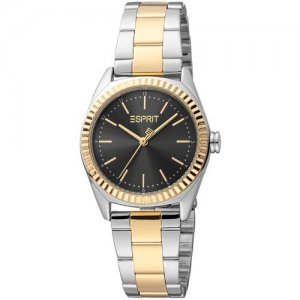 Наручные часы ES1L291M0145, черный, серебряный ESPRIT. Цвет: черный