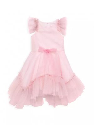 Платье Sadie из блестящего тюля для маленькой девочки , розовый Zoe