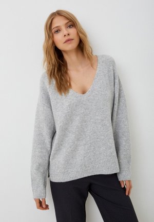 Пуловер Tom Tailor. Цвет: серый