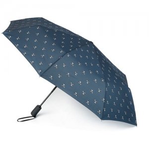 Зонт Q25808 мини собачки, женский Henry Backer. Цвет: синий