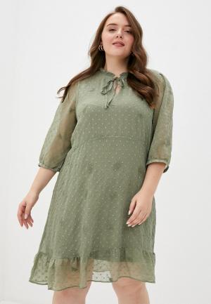 Платье Junarose. Цвет: зеленый