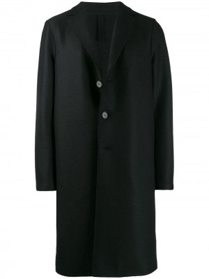 Однобортное пальто Harris Wharf London. Цвет: черный