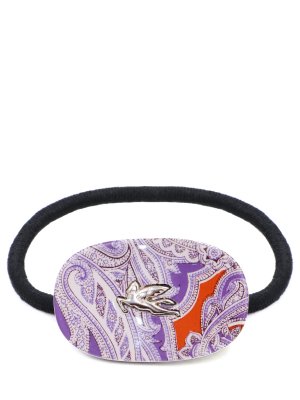 Резинка для волос с декором ETRO. Цвет: разноцветный