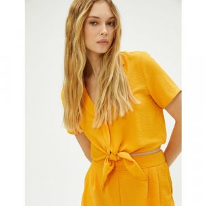 Блуза , размер 38, оранжевый KOTON. Цвет: оранжевый