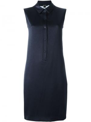 Платье-поло DKNY. Цвет: синий