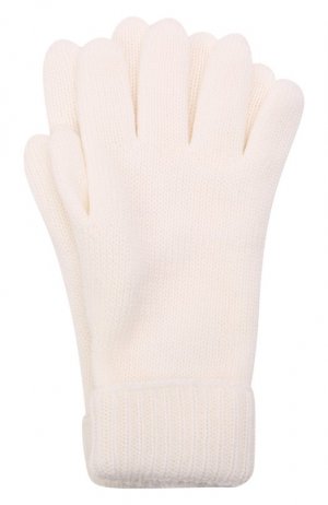 Шерстяные перчатки Il Trenino. Цвет: белый