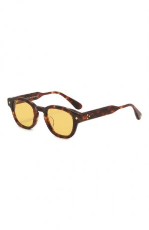 Солнцезащитные очки Lunetterie Generale. Цвет: коричневый