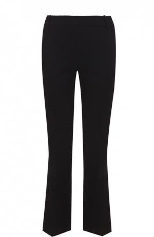Укороченные расклешенные брюки с карманами Ermanno Scervino. Цвет: черный