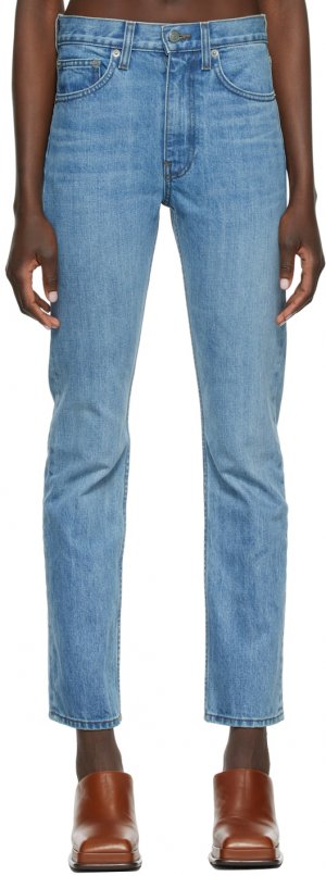 Синие джинсы Райт Brock Collection