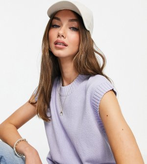 Трикотажная майка-свитер пастельного цвета (от комплекта) -Фиолетовый цвет M Lounge