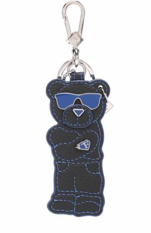 Кожаный брелок для ключей Toni Dolomia Furla. Цвет: черный