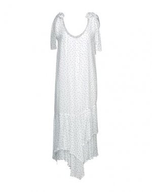 Платье миди EMMA & GAIA. Цвет: белый