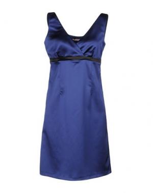 Короткое платье FRANCESCA FERRANTE. Цвет: синий