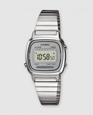 Collection LA670WEA-7EF Винтажные женские часы , серебро Casio