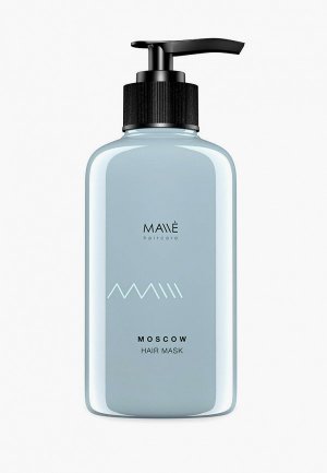 Маска для волос Malle Hair МОСКВА объема, укрепляющая и тонизирующая, 300 мл. Цвет: голубой