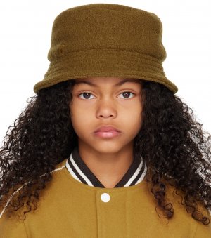 Детская шапка-ведро ana цвета хаки Bonpoint