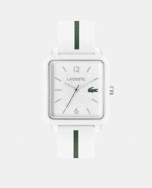 Studio 2011251 зеленые силиконовые мужские часы , белый Lacoste