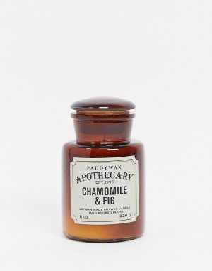 Свеча с ароматом ромашки и ванили APOTHECARY-Бесцветный Paddywax