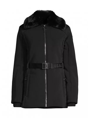 Куртка Clea с оторочкой из искусственного меха , цвет noir Fusalp