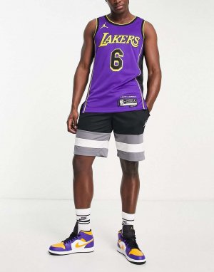 Фиолетовый трикотажный жилет Basketball NBA LA Lakers Dri-FIT Lebron James Icons Nike