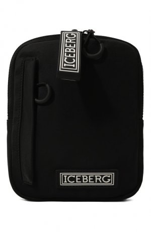 Текстильная сумка Iceberg. Цвет: чёрный