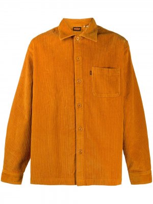 Levis Vintage Clothing вельветовая рубашка с длинными рукавами Levi's. Цвет: оранжевый