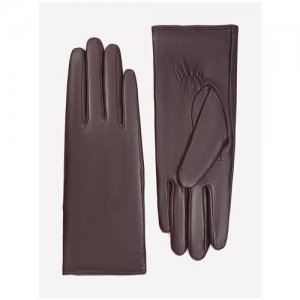 Перчатки , размер 7, бордовый LABBRA. Цвет: черный