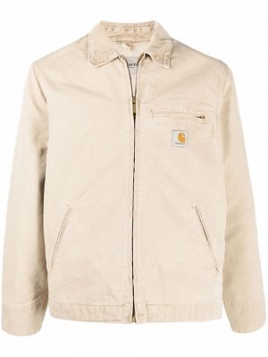 Куртка-рубашка Detroit на молнии Carhartt WIP. Цвет: бежевый
