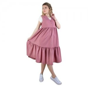 Платье , размер 42-44, розовый Мамуля Красотуля. Цвет: розовый