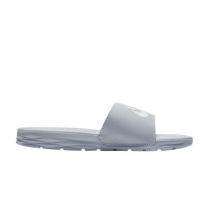 Benassi Solarsoft 2 Golf Slide Men Sandals Grey Wolf-Grey White 910311-002 Nike