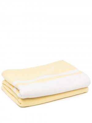Полосатое одеяло Allude. Цвет: желтый