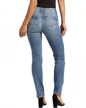 Джинсы Suki Mid-Rise Straight Leg Jeans L93430EAE286, индиго Silver Co.