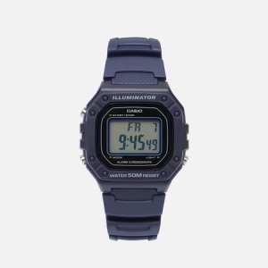 Наручные часы Collection W-218H-2A CASIO. Цвет: синий