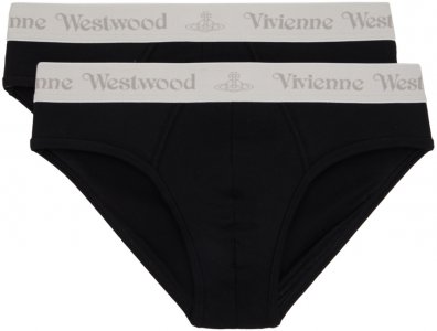 Две пары черных трусов Vivienne Westwood