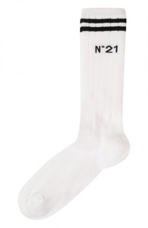 Хлопковые носки N21. Цвет: белый