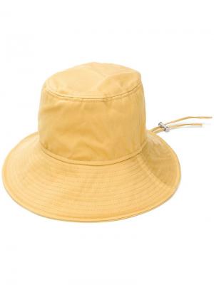 Шляпа Bob AMI Paris. Цвет: желтый