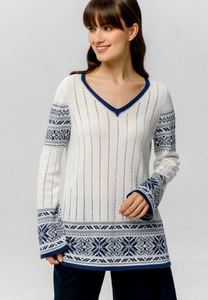 Пуловер Scandica Anna. Цвет: белый