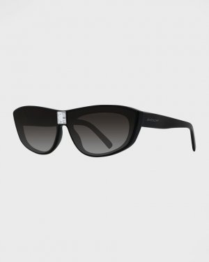 Мужские солнцезащитные очки «кошачий глаз» с 4G-логотипом Givenchy