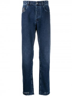 Прямые джинсы средней посадки Missoni. Цвет: синий
