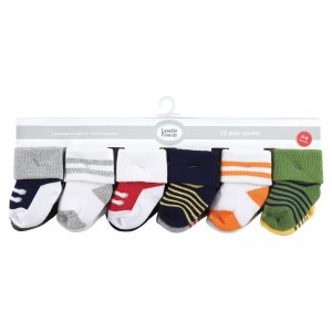 Махровые носки для новорожденных мальчиков и малышей, спортивные, 12 шт. Luvable Friends