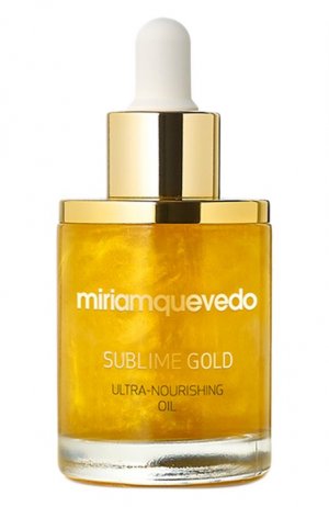 Золотое ультрапитательное масло для волос Sublime Gold (50ml) Miriamquevedo. Цвет: бесцветный