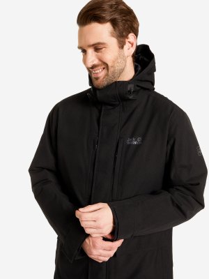 Куртка утепленная мужская West Coast, Черный, размер 44 Jack Wolfskin. Цвет: черный