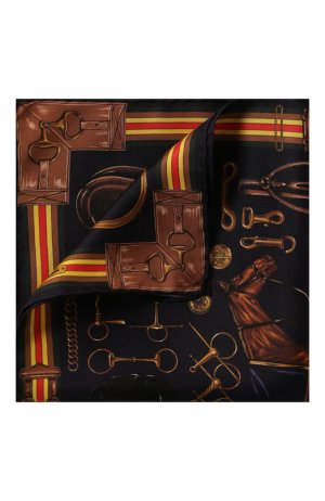 Шелковый платок Ralph Lauren. Цвет: разноцветный