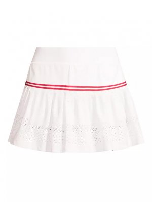 Плиссированная спортивная юбка L'Etoile Sport, белый L'Etoile Sport