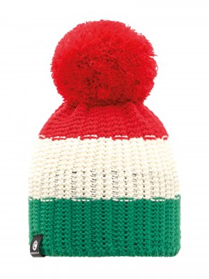 Montana Полосатая шляпа, зеленый/белый/красный Brekka