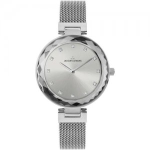 Наручные часы JACQUES LEMANS Design collection 1-2139B, серебряный. Цвет: серебристый