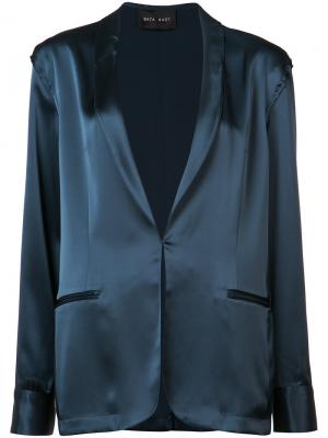 Бархатный пиджак Baja East. Цвет: синий